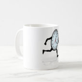 時計ランニングのマグカップ コーヒーマグカップ (正面左)
