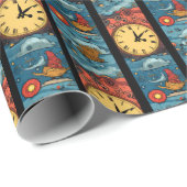 時計世界 ラッピングペーパー (ロールコーナー)