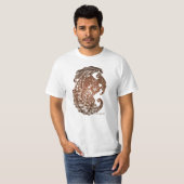 時計仕掛けのドラゴン Tシャツ (正面フル)