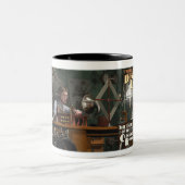 時計仕掛けの本#2のマグ ツートーンマグカップ (中央)