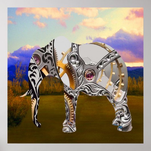 時計仕掛けの象 ポスター (正面)