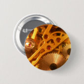 時計仕掛けボタン 缶バッジ (正面&裏面)