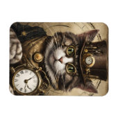 時計仕掛け猫 マグネット (横)