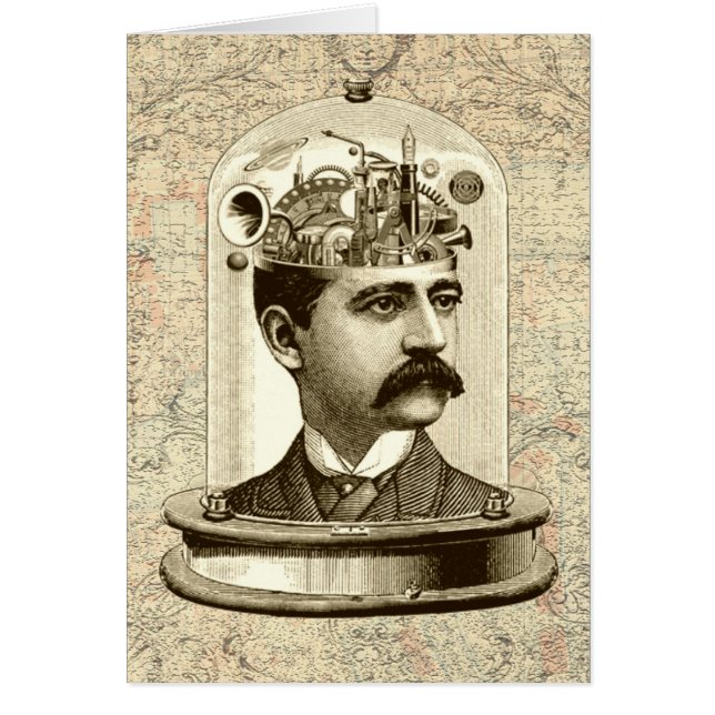 時計仕掛け脳スチームパンクヴィンテージ (正面)