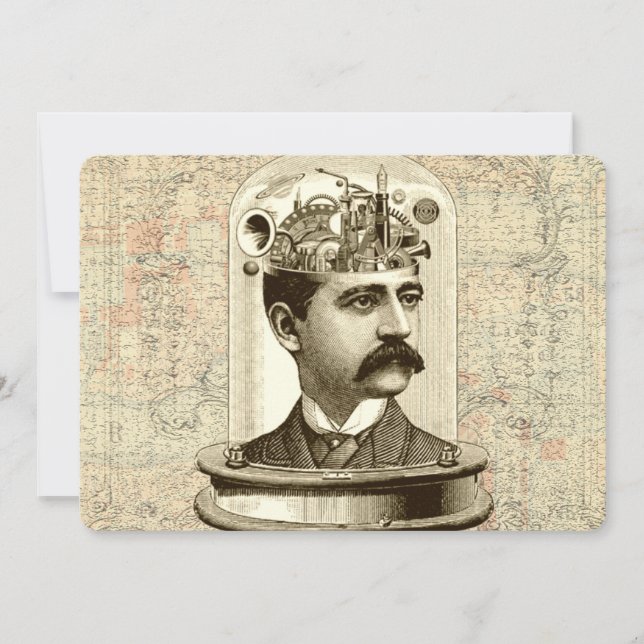 時計仕掛け脳スチームパンクヴィンテージ (正面)