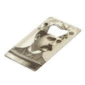 時計仕掛け脳スチームパンクヴィンテージ クレジットカード栓抜き (正面アングル)