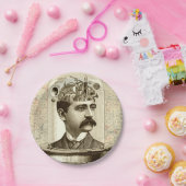 時計仕掛け脳スチームパンクヴィンテージ ペーパープレート (パーティー)