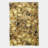 時計仕掛け1キッチンタオル キッチンタオル (縦)