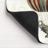 時計付きバロック風バルーン マウスパッド (コーナー)