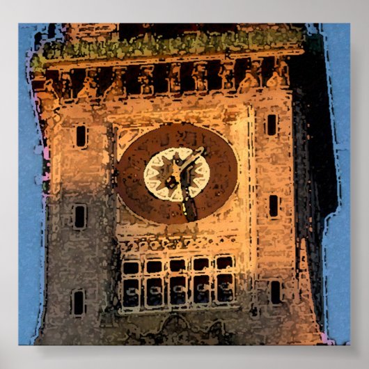 時計作業 ポスター (正面)