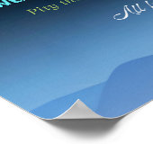 時計保夜祈りの言葉ポスター ポスター (角)