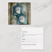 時計修理名刺 スクエア名刺 (正面/裏面)