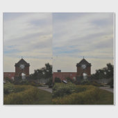 時計台上の飛行 ラッピングペーパー (フラット)