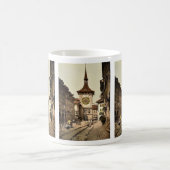 時計台、バーンの町、スイス連邦共和国のヴィンテージ コーヒーマグカップ (中央)