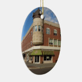 時計台、都心のPaso Robles、カリフォルニア セラミックオーナメント (右)