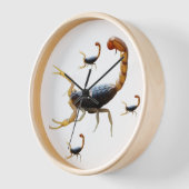 時計回り 壁時計 (傾斜)