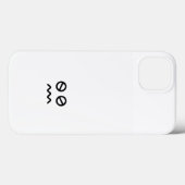 時計塔の白黒の写真 Case-Mate iPhoneケース (裏面 (横))