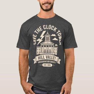 時計塔を救え クラシック Tシャツ