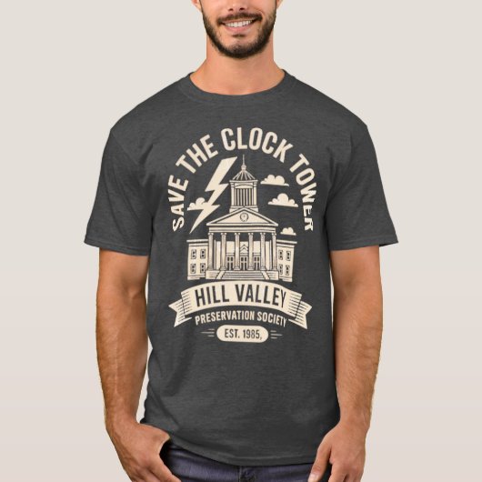 時計塔を救え クラシック Tシャツ (正面)