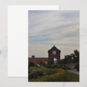 時計塔を飛ぶ 招待状 (正面/裏面)