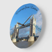 時計塔ブリッジロンドン。大きな時計 ラージ壁時計 (傾斜)