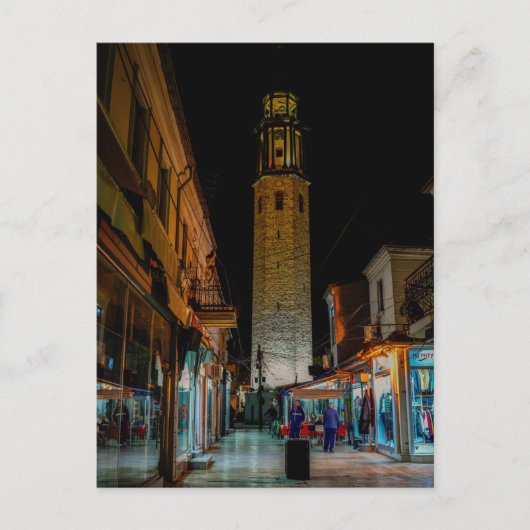 時計塔,ギリシャ,マケドニア ポストカード (正面)