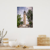 時計塔,プリープ – マケドニア ポスター (キッチン)