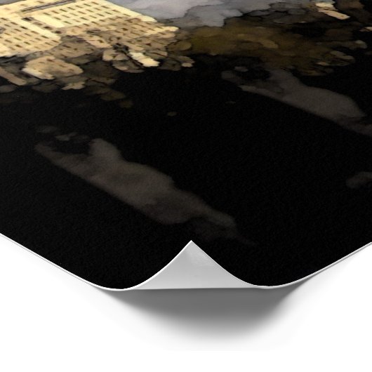 時計塔 ポスター (角)