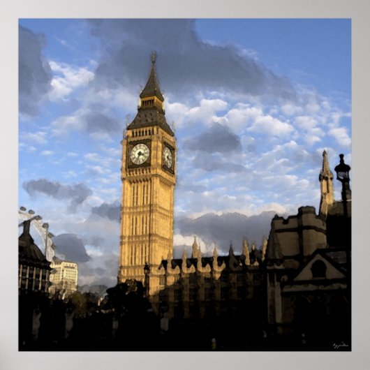 時計塔 ポスター (正面)