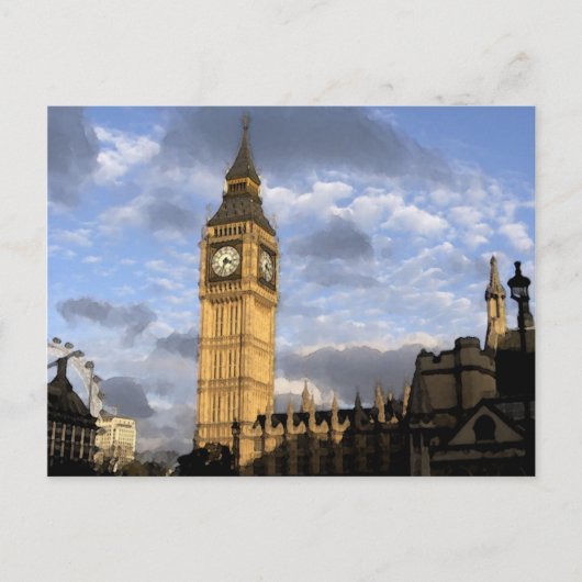 時計塔 ポストカード (正面)