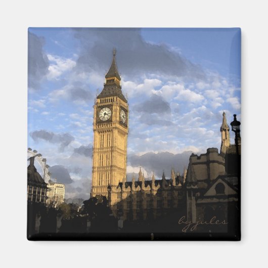 時計塔 マグネット (正面)