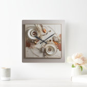 時計壁芸術 スクエア壁時計 (ホーム)