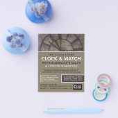 時計大顔,時計科広告学者 チラシ (シングル)