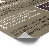 時計大顔，時計科広告学者 ポスター (角)