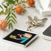 時計学 キーホルダー (側面)