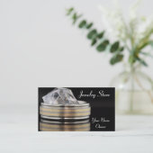 時計屋の結婚指輪の名刺 名刺 (スタンド正面)