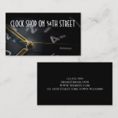 時計店時計修理時刻名刺 名刺 (正面/裏面)