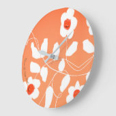 時計感動的は小さなものを大事にする ラージ壁時計 (傾斜)