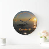 時計感動的 – 移保動 ラージ壁時計 (ホーム)