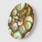 時計時計時計オフィスのワークスクールクラブショップのクリスタル ラージ壁時計 (傾斜)