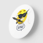 時計時計 ラウンド壁時計 (傾斜)