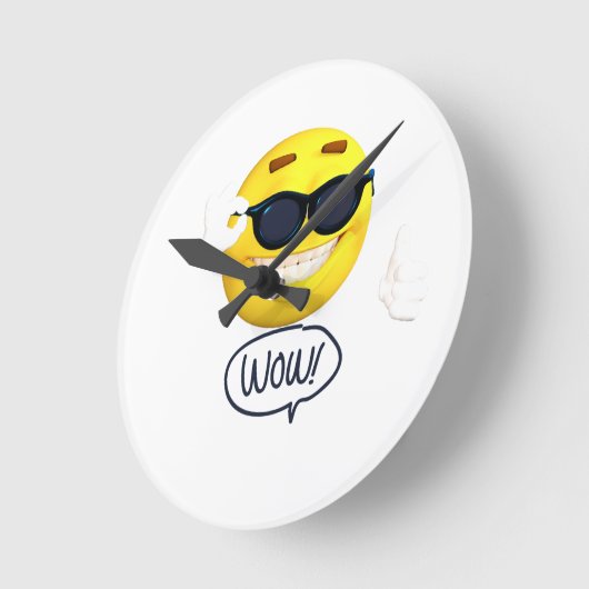 時計時計 ラウンド壁時計 (傾斜)