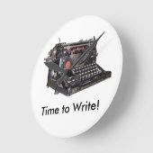 時計書の時刻 ラウンド壁時計 (傾斜)