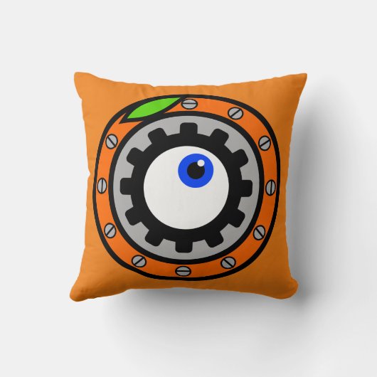 時計用オレンジ クッション (裏面)