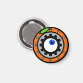 時計用オレンジ マグネット (正面/裏面)