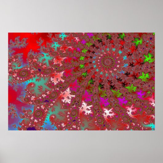 時計用フラクタル ポスター (正面)