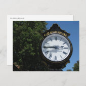 時計用鉄道の平方カリフォルニア州サンタローザ ポストカード (正面/裏面)