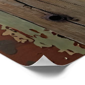 時計素朴顔 ポスター (角)