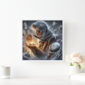 時計職人の壁時計 スクエア壁時計 (ホーム)