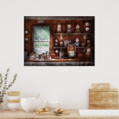 時計職人 – 時計修理店 ポスター (キッチン)